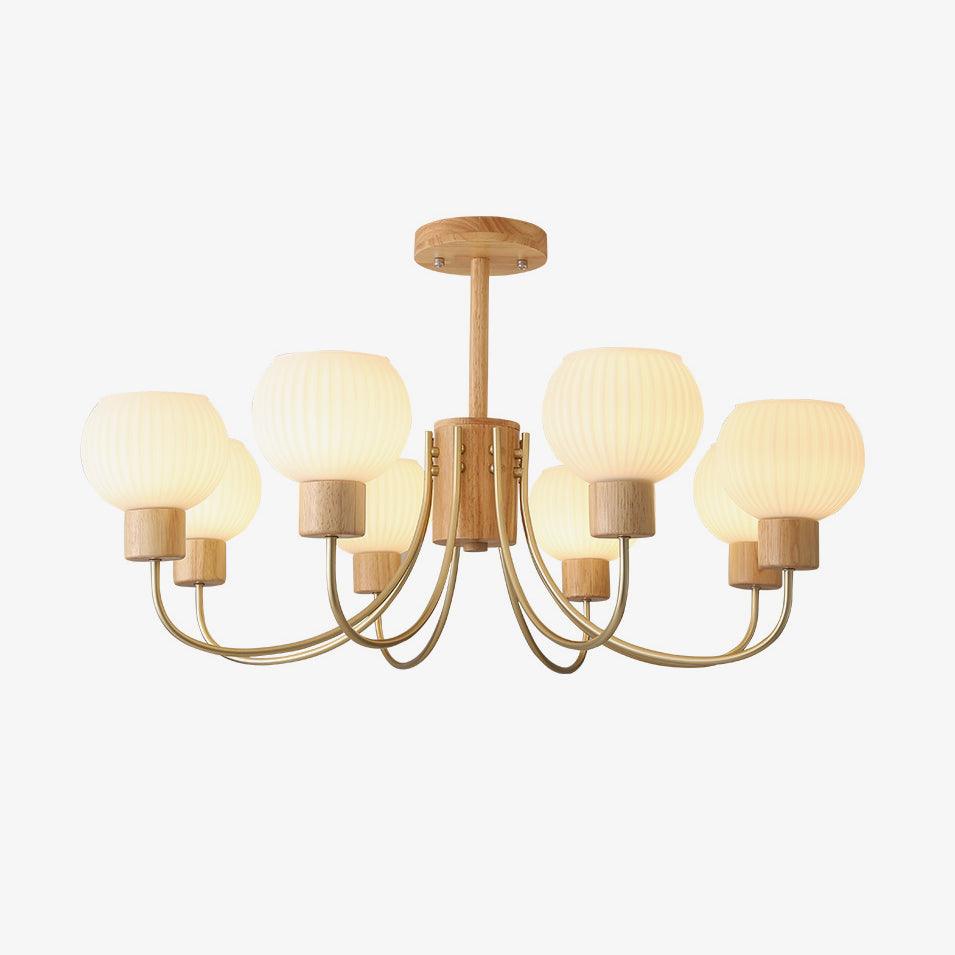 Donnelly Wooden Chandelier - Lamp Outdoor