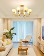 Donnelly Wooden Chandelier - Lamp Outdoor