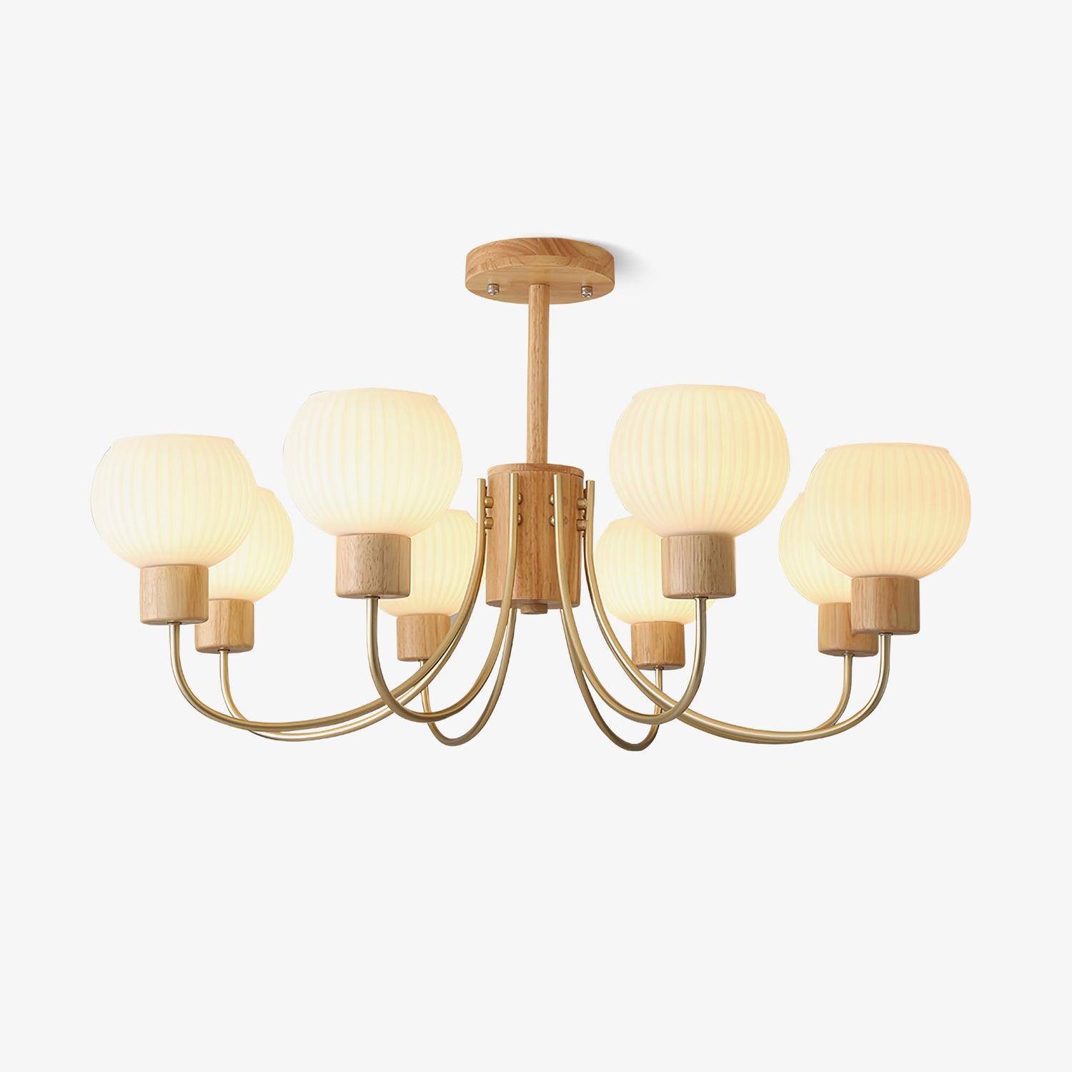 Donnelly Wooden Chandelier - Lamp Outdoor
