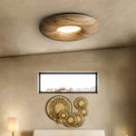 Zosora Organic Oak Flush Mount - Lamp Outdoor