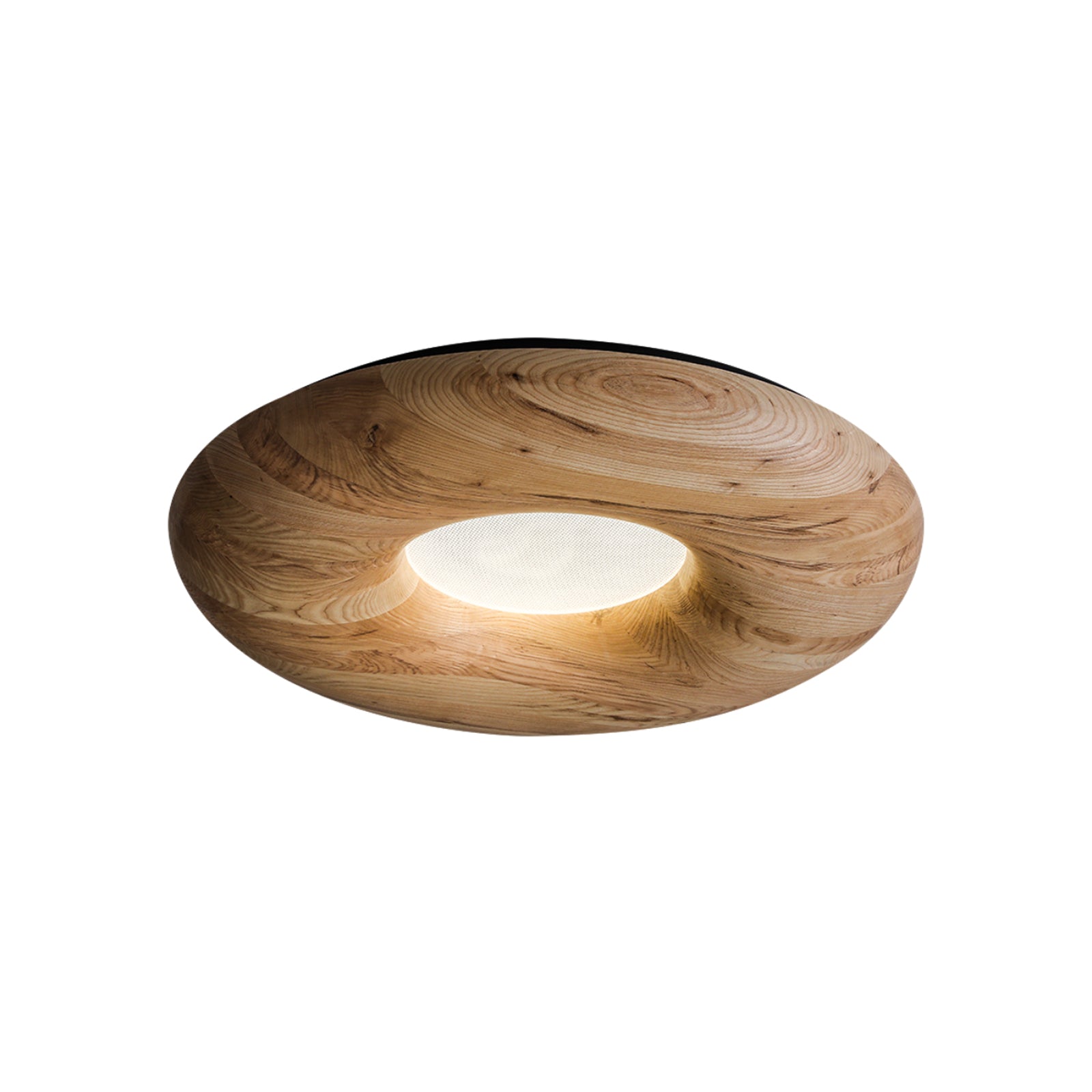 Zosora Organic Oak Flush Mount - Lamp Outdoor