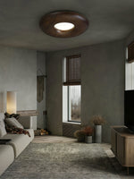 Zosora Organic Oak Flush Mount - Lamp Outdoor
