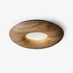 Zosora Organic Oak Flush Mount - Lamp Outdoor