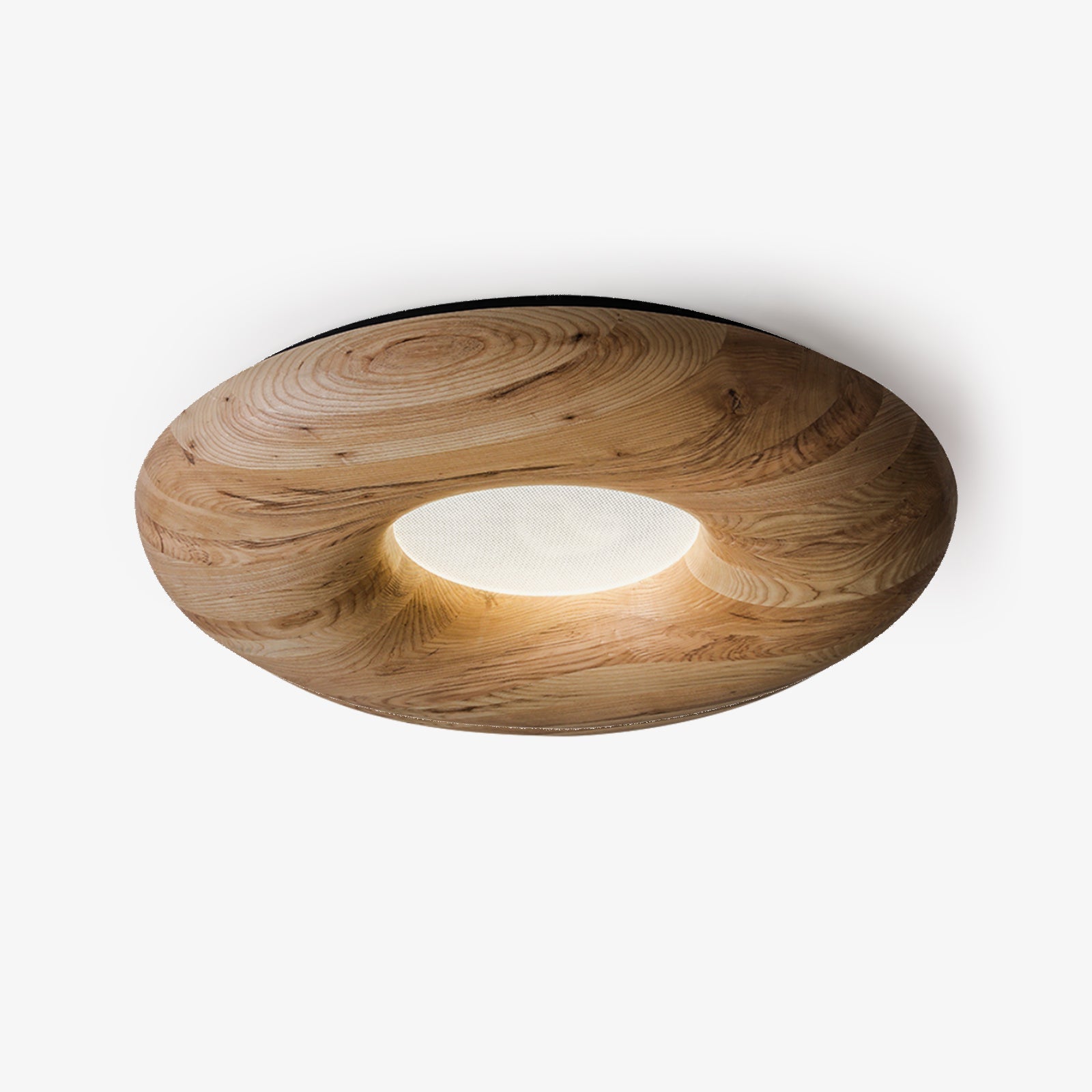 Zosora Organic Oak Flush Mount - Lamp Outdoor