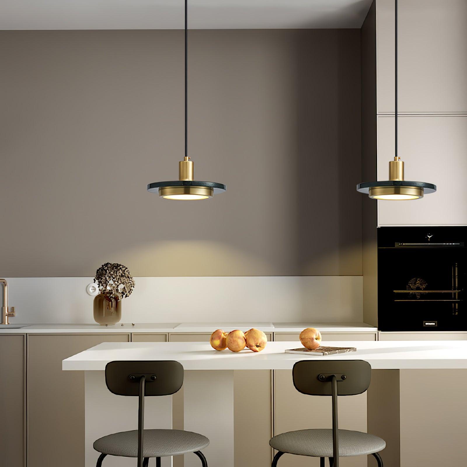 Double Circle Pendant Light - Lamp Outdoor