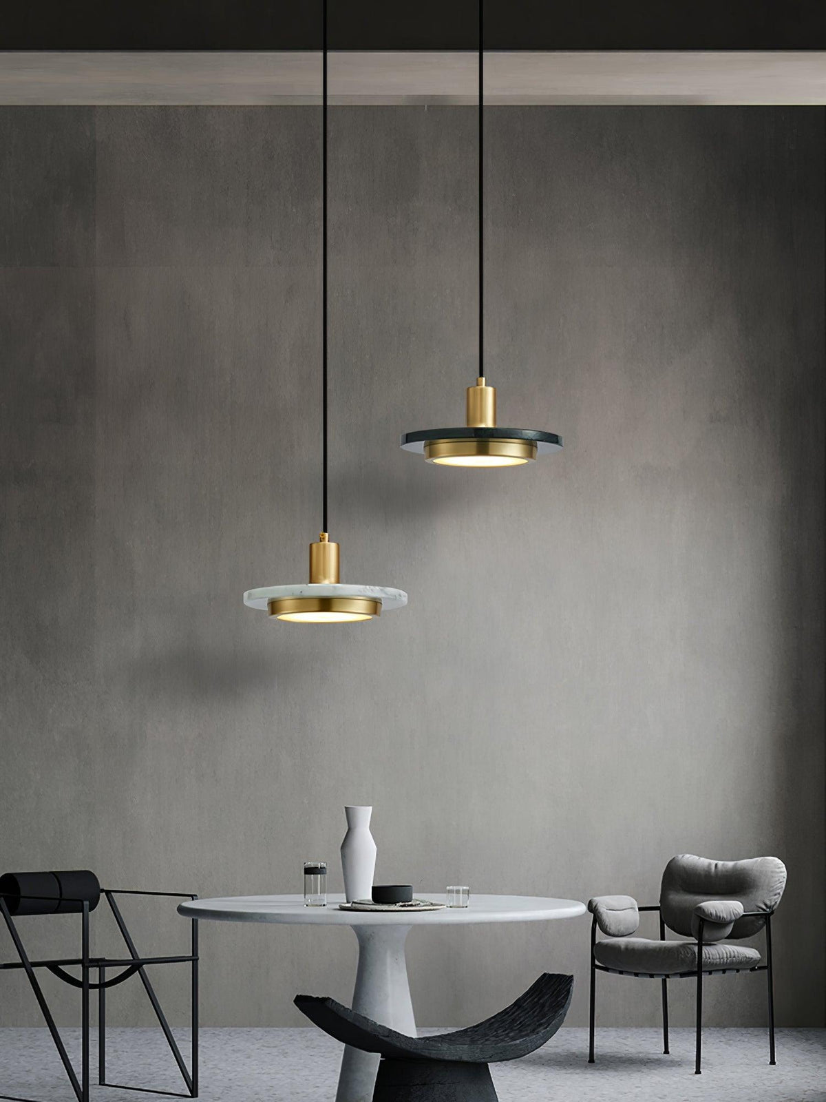 Double Circle Pendant Light - Lamp Outdoor