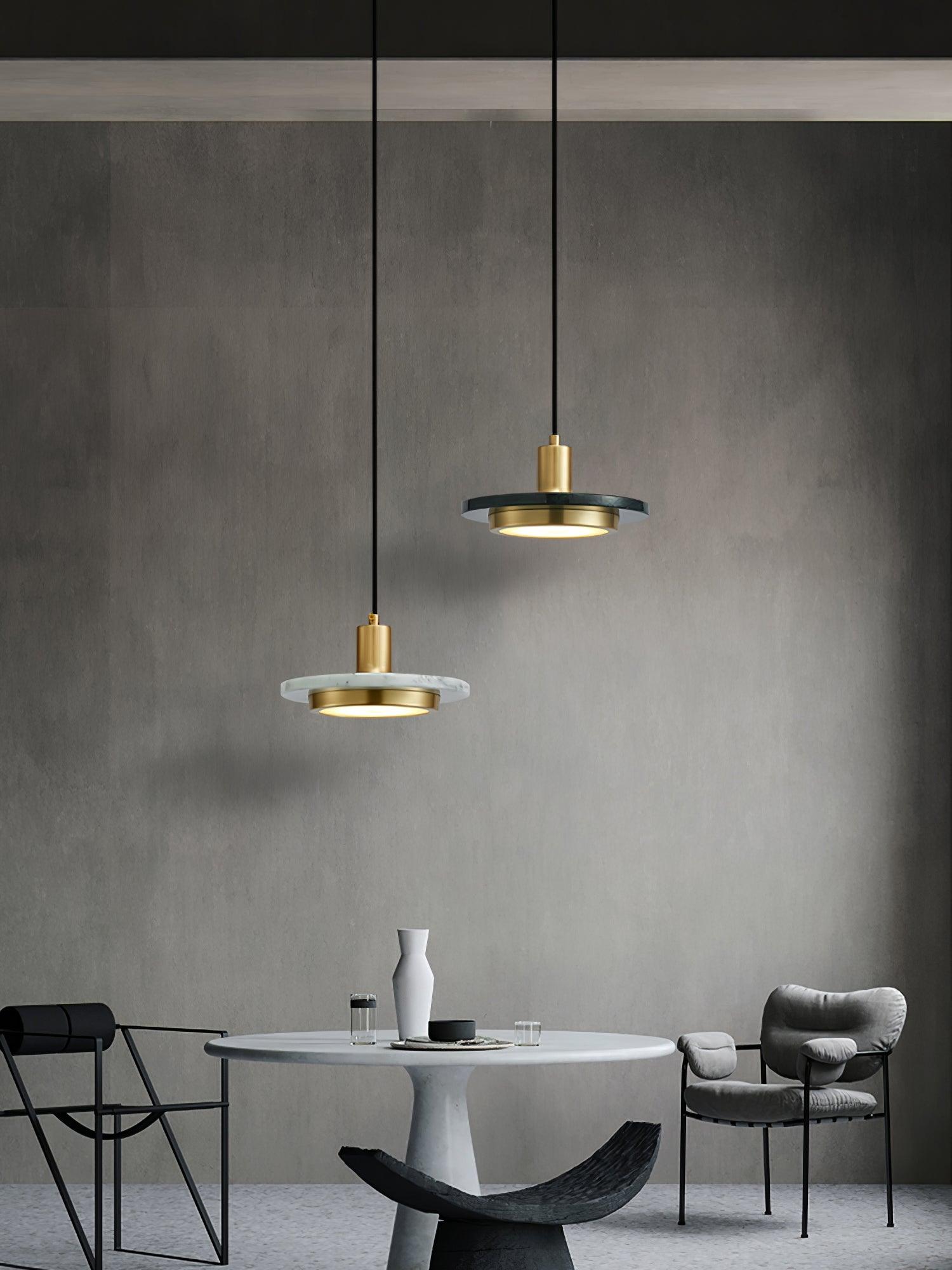 Double Circle Pendant Light - Lamp Outdoor