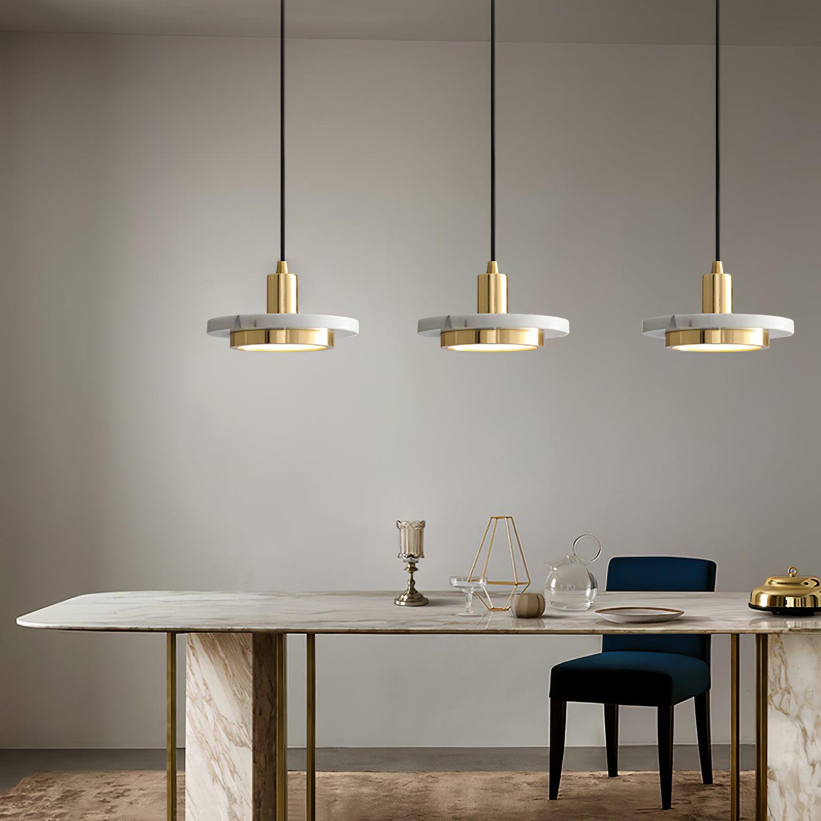 Double Circle Pendant Light - Lamp Outdoor