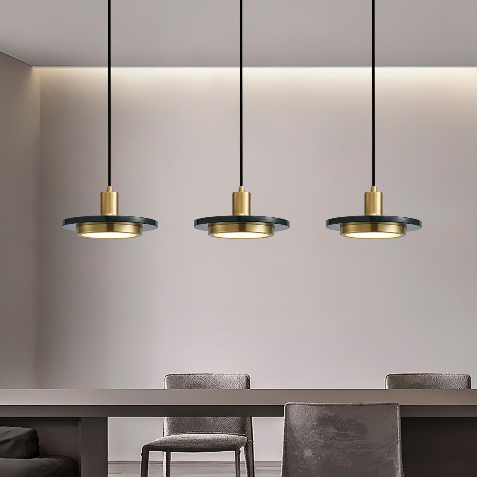 Double Circle Pendant Light - Lamp Outdoor