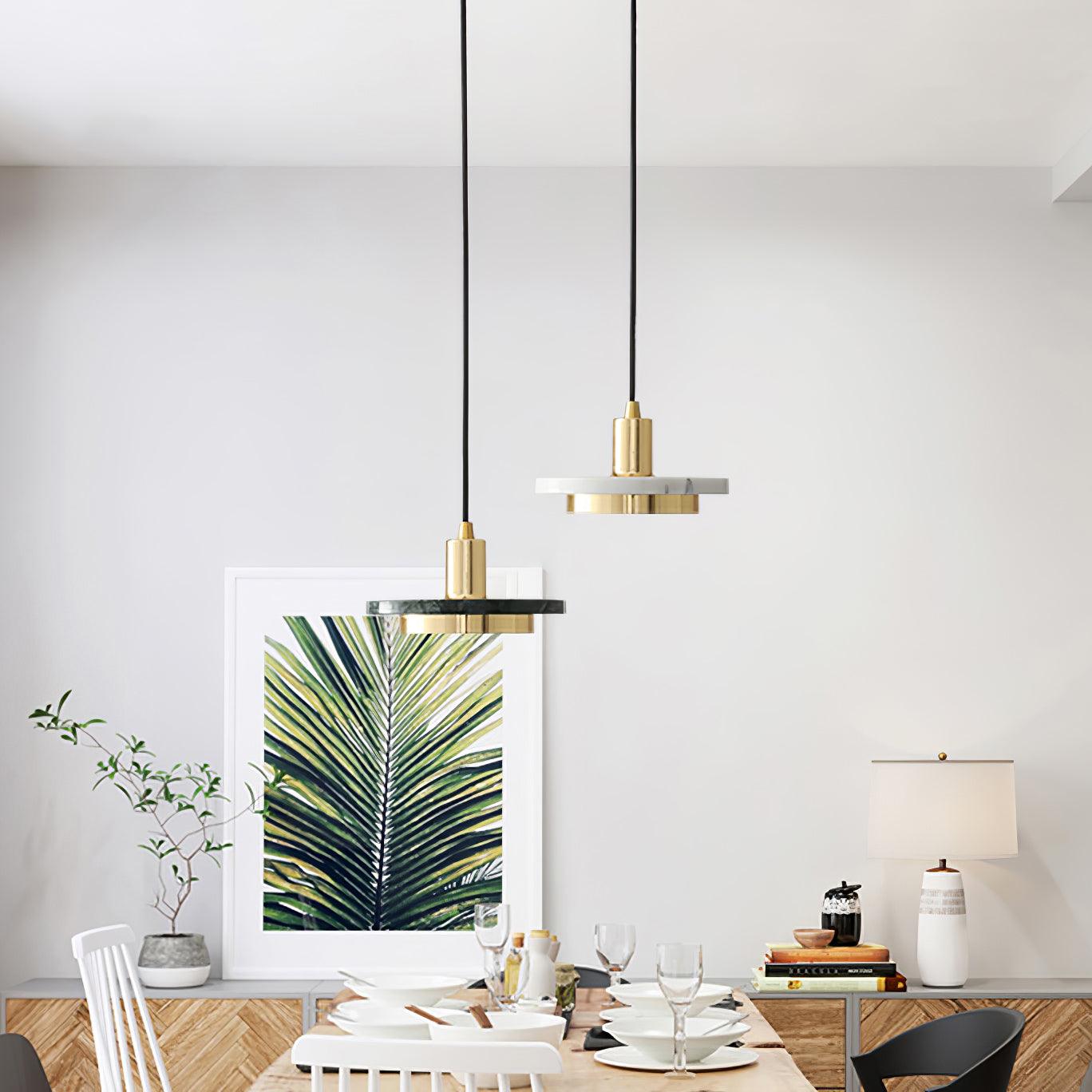 Double Circle Pendant Light - Lamp Outdoor