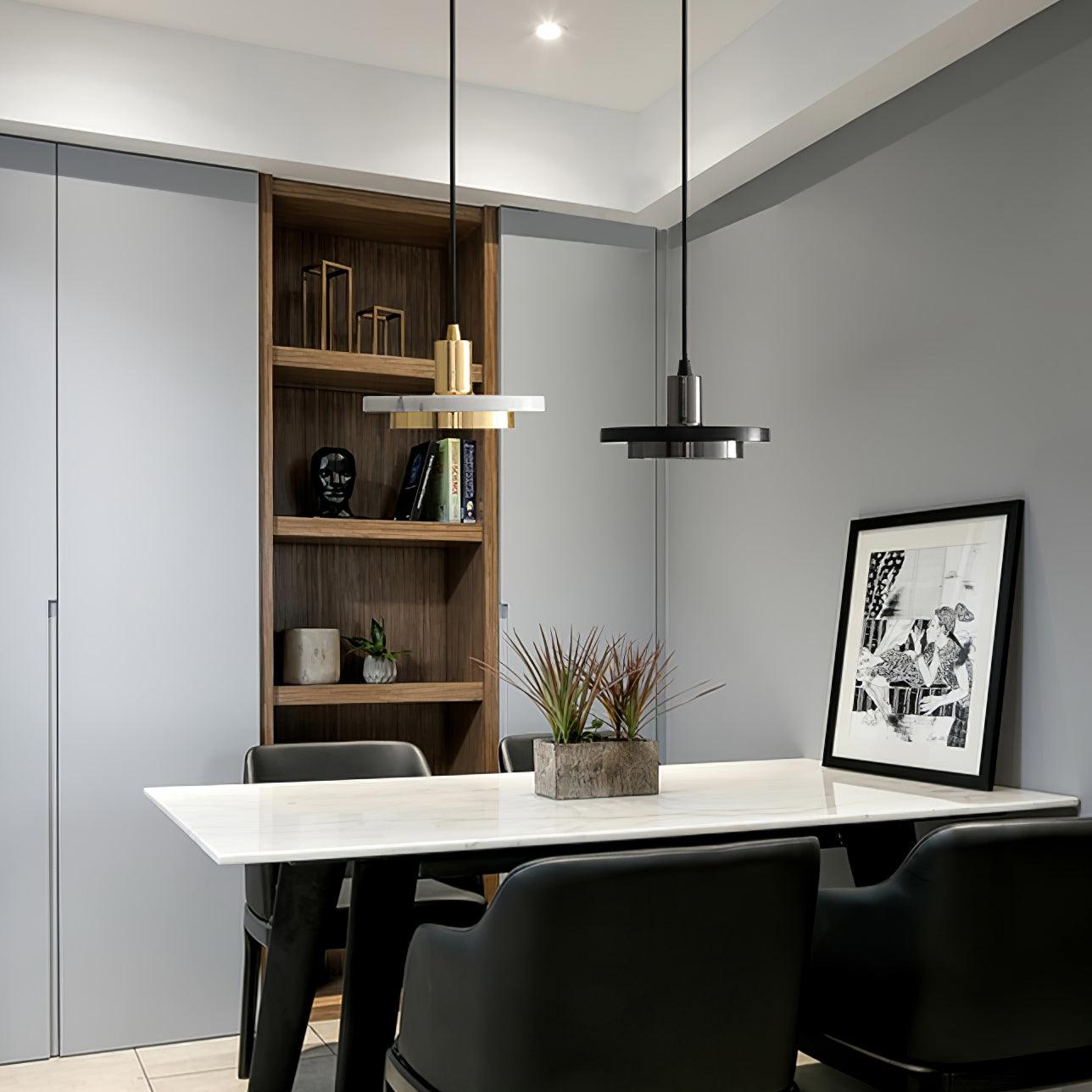 Double Circle Pendant Light - Lamp Outdoor