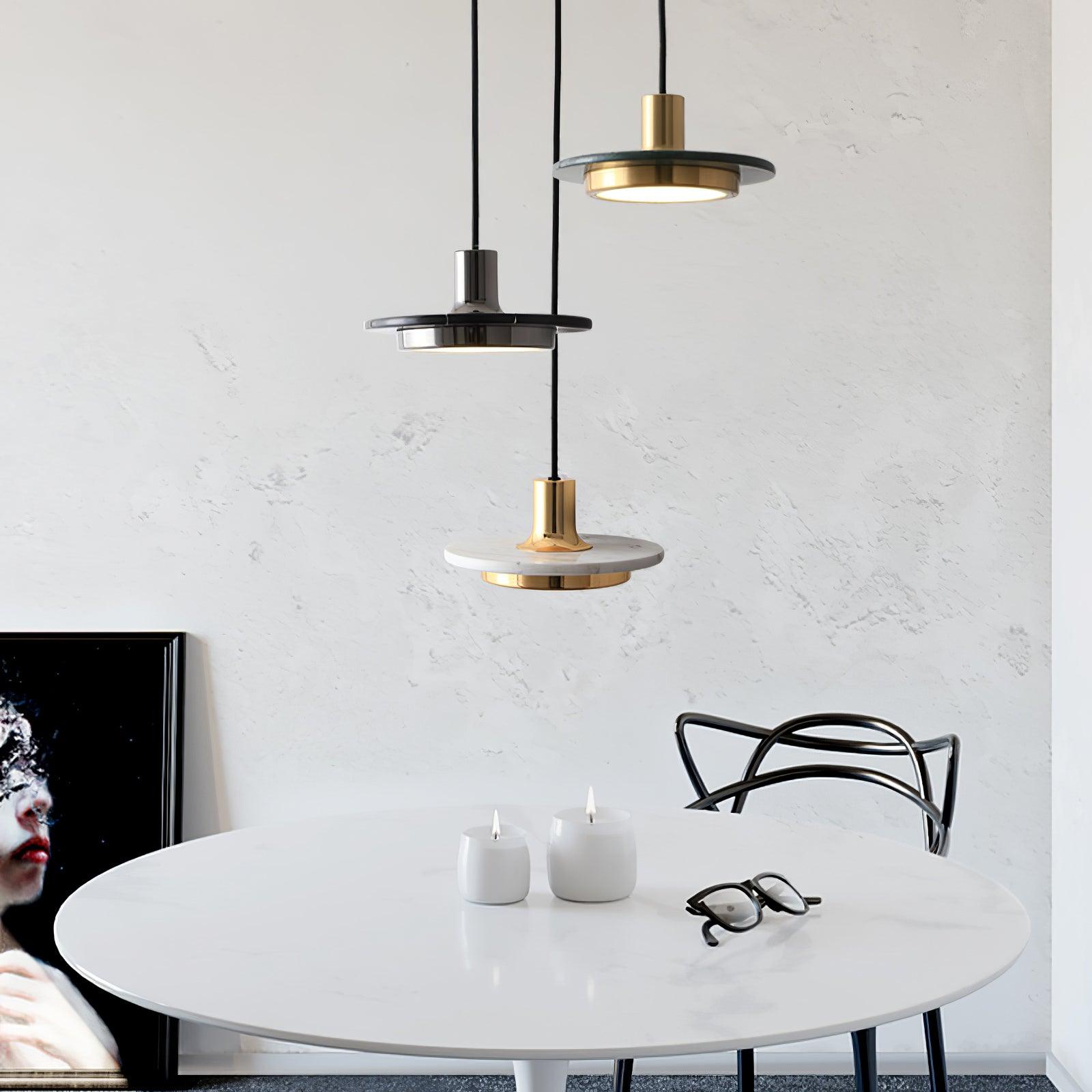 Double Circle Pendant Light - Lamp Outdoor