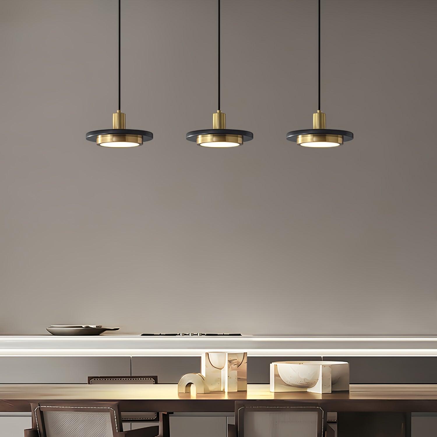 Double Circle Pendant Light - Lamp Outdoor