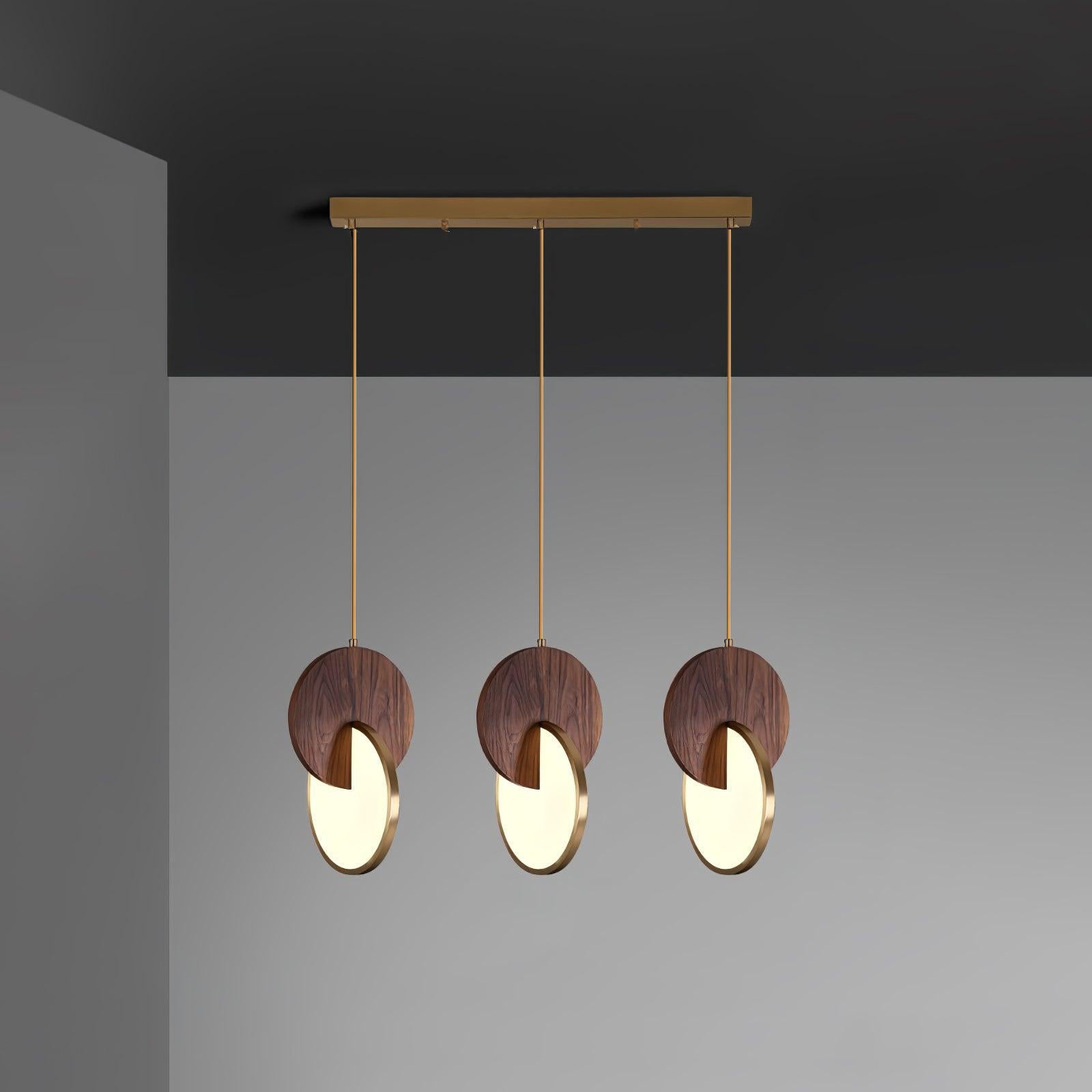 Lysola Wood Ring Pendant Light - Lamp Outdoor