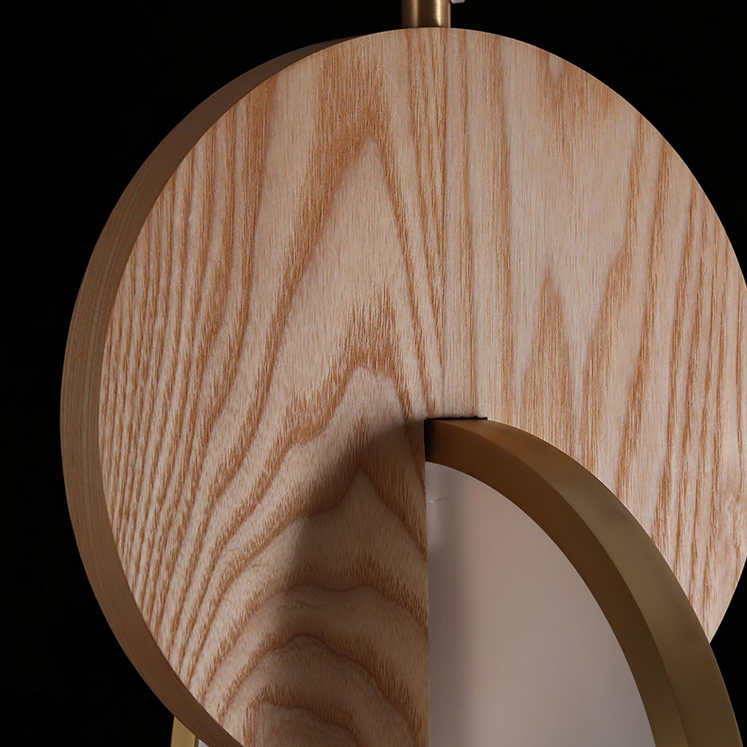Lysola Wood Ring Pendant Light - Lamp Outdoor
