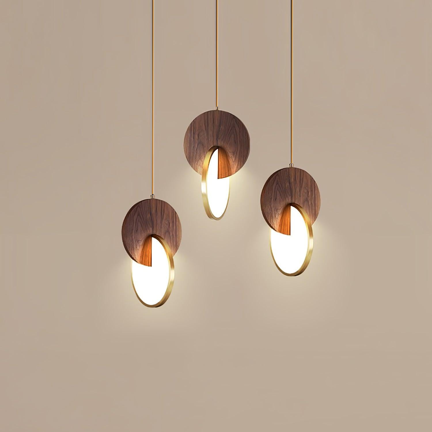 Lysola Wood Ring Pendant Light - Lamp Outdoor