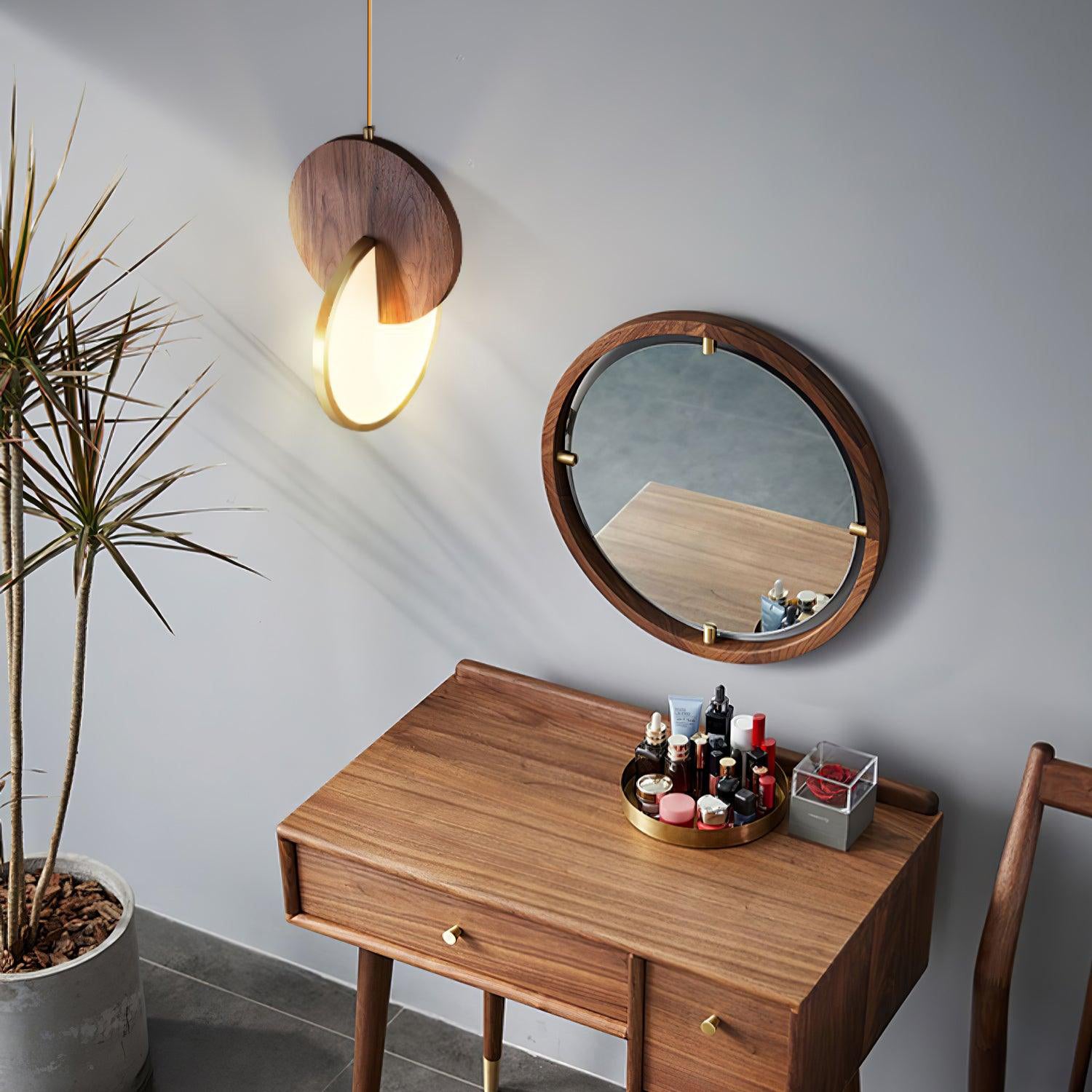 Lysola Wood Ring Pendant Light - Lamp Outdoor