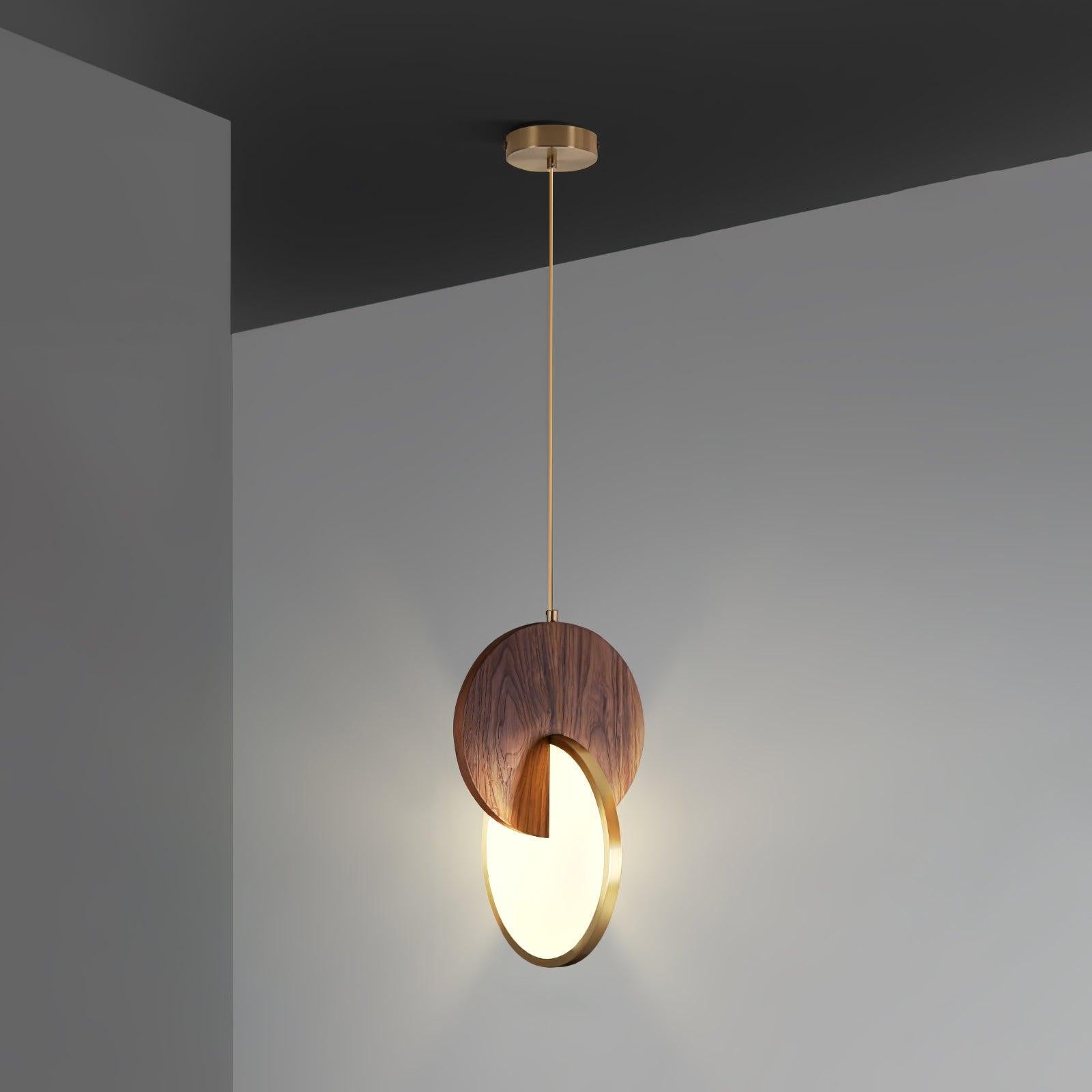 Lysola Wood Ring Pendant Light - Lamp Outdoor