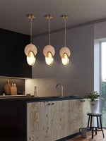 Lysola Wood Ring Pendant Light - Lamp Outdoor