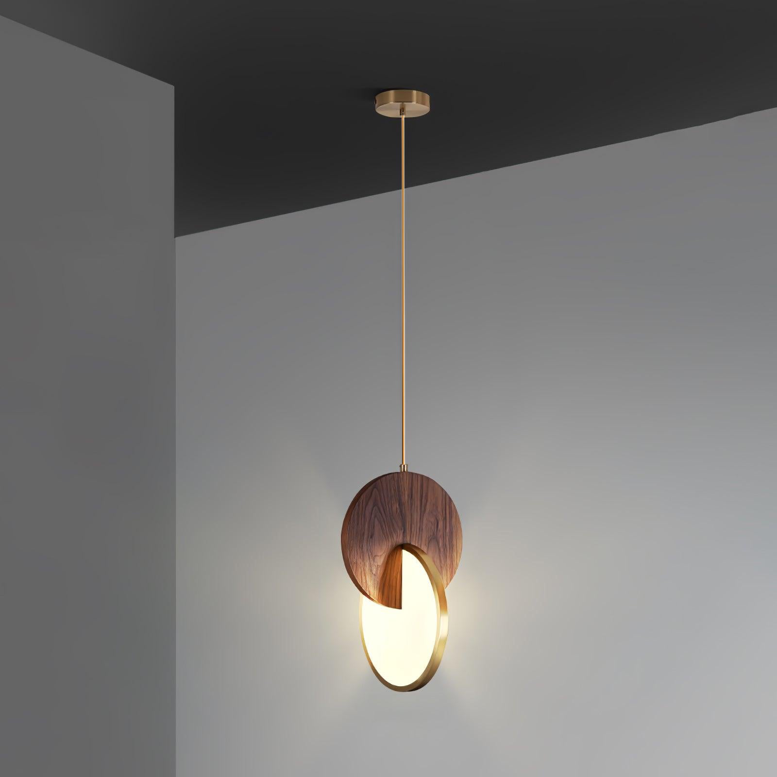 Lysola Wood Ring Pendant Light - Lamp Outdoor