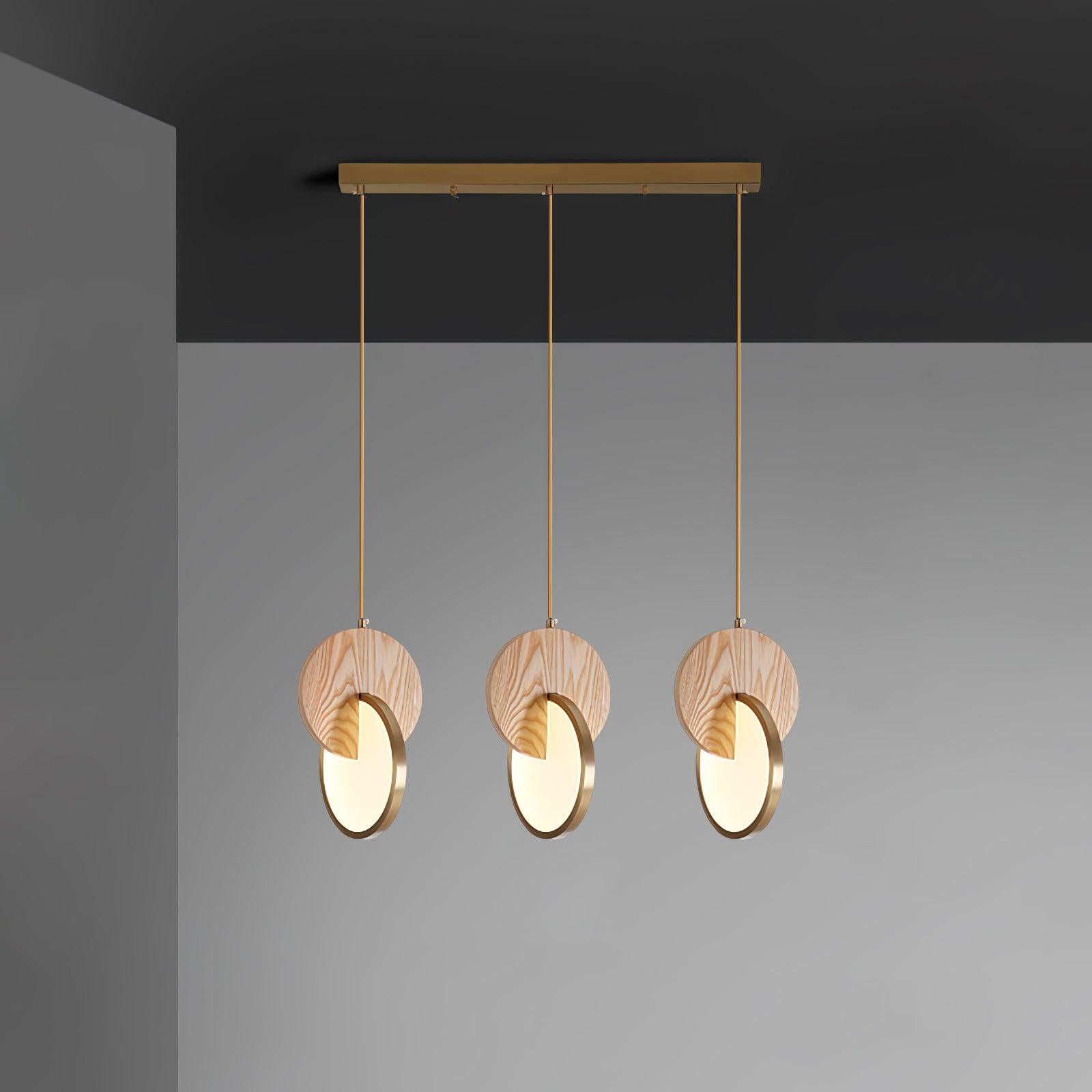 Lysola Wood Ring Pendant Light - Lamp Outdoor