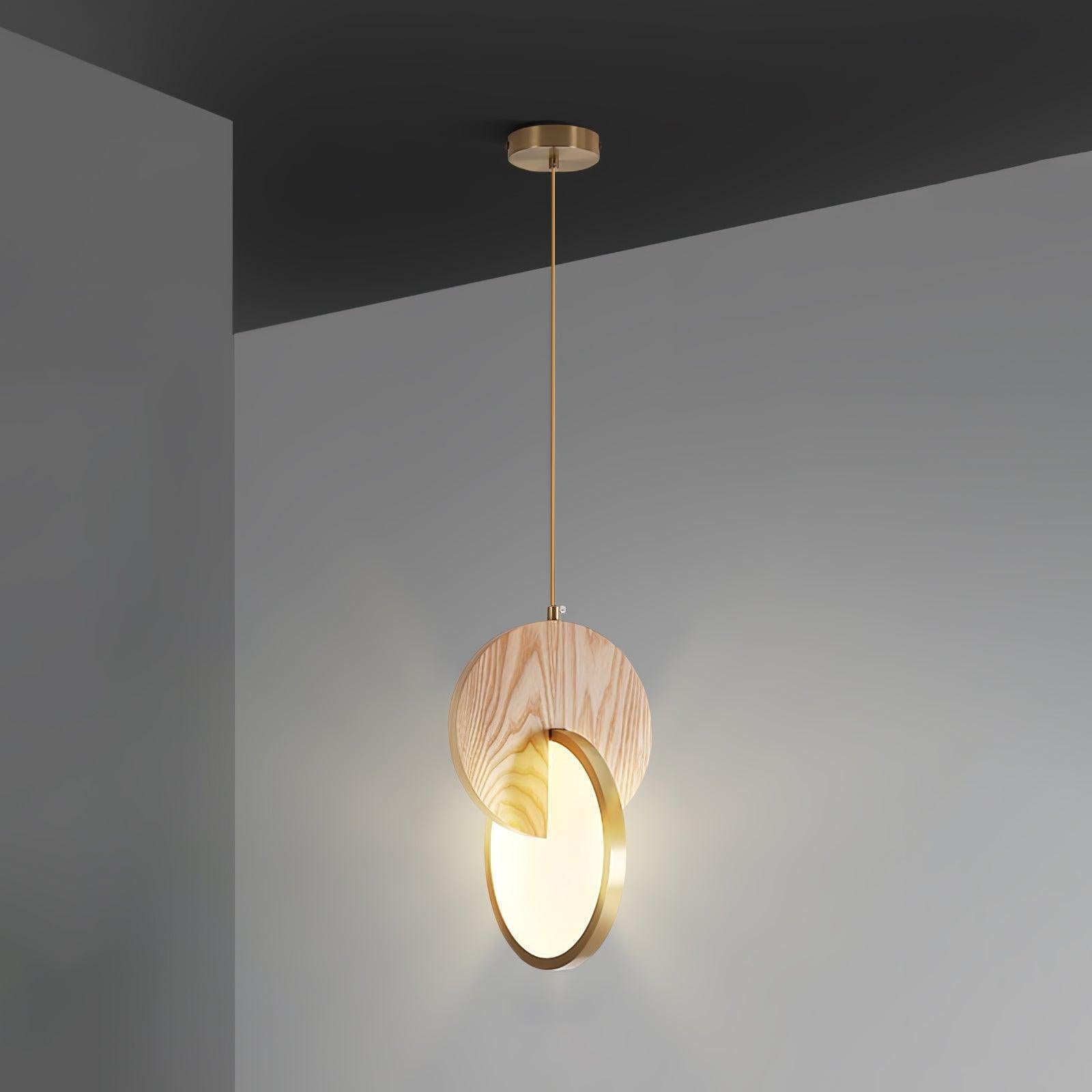 Lysola Wood Ring Pendant Light - Lamp Outdoor