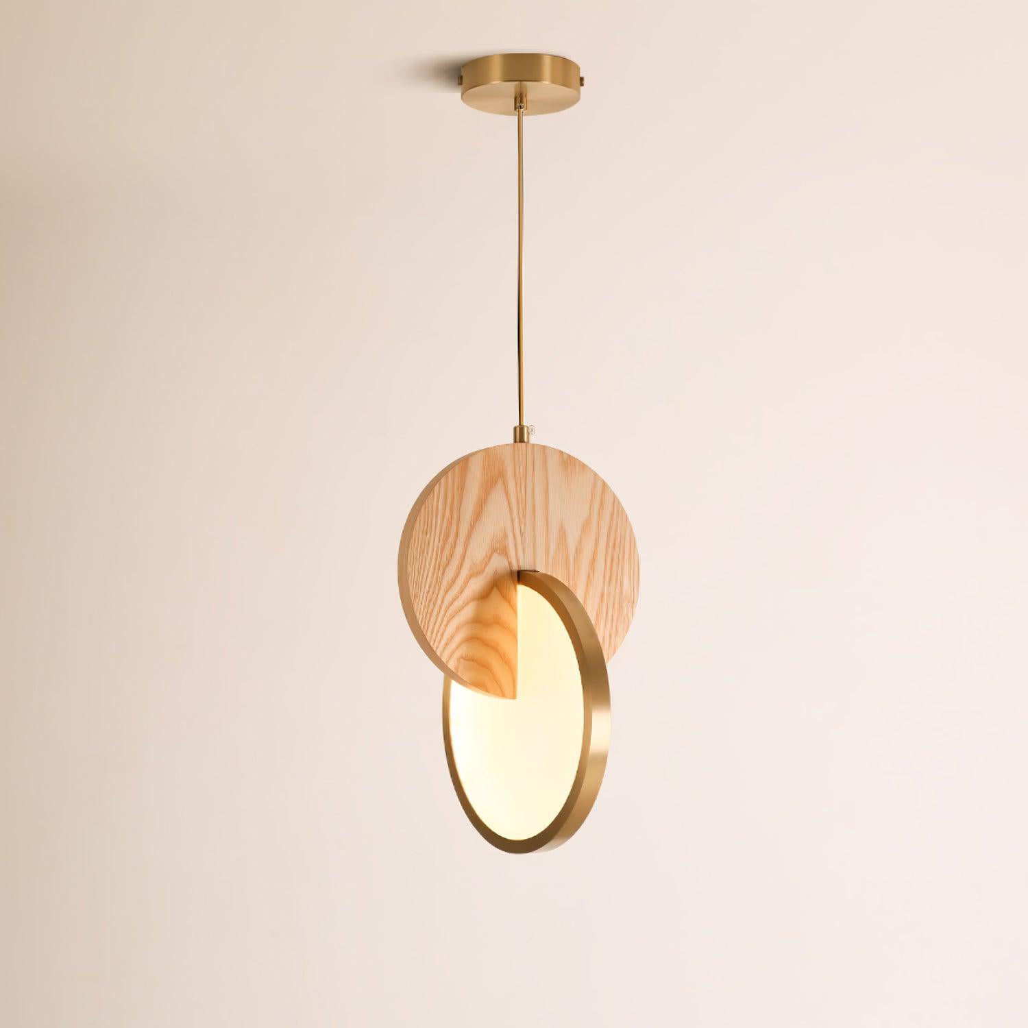 Lysola Wood Ring Pendant Light - Lamp Outdoor