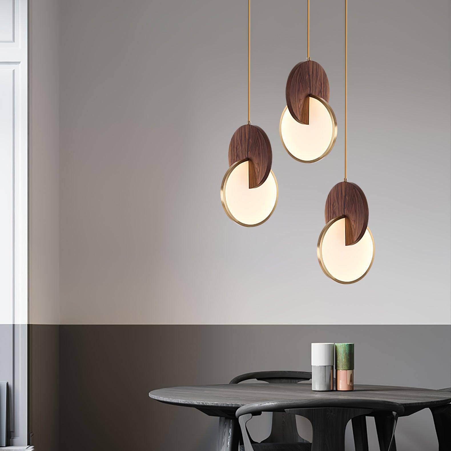 Lysola Wood Ring Pendant Light - Lamp Outdoor