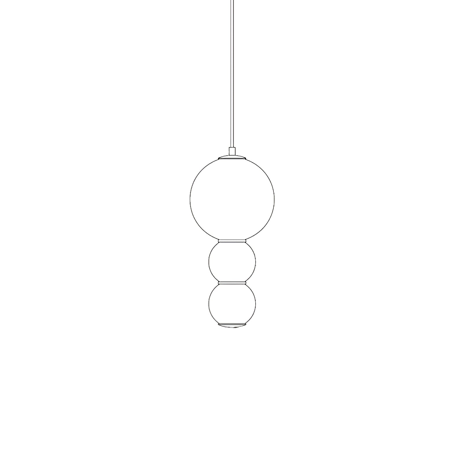 Double Globe Pendant Lamp - Lamp Outdoor