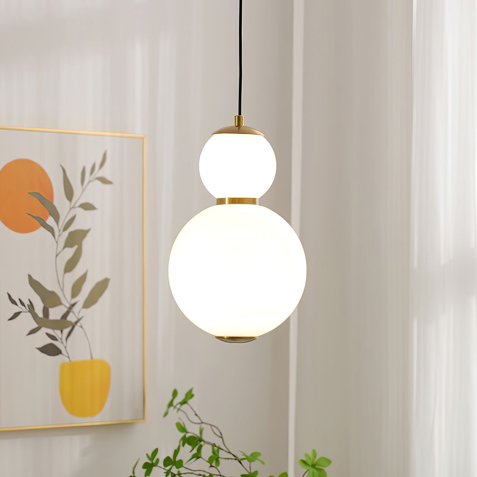 Double Globe Pendant Lamp - Lamp Outdoor