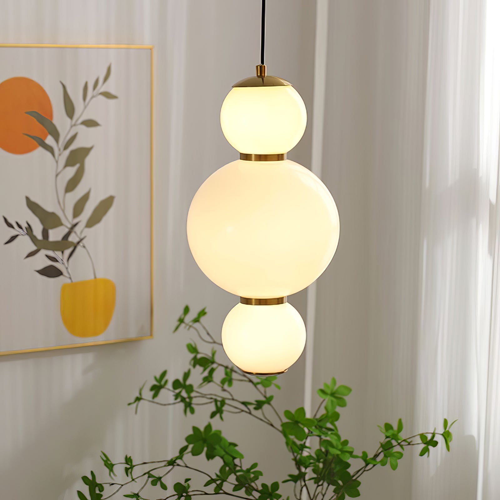 Double Globe Pendant Lamp - Lamp Outdoor