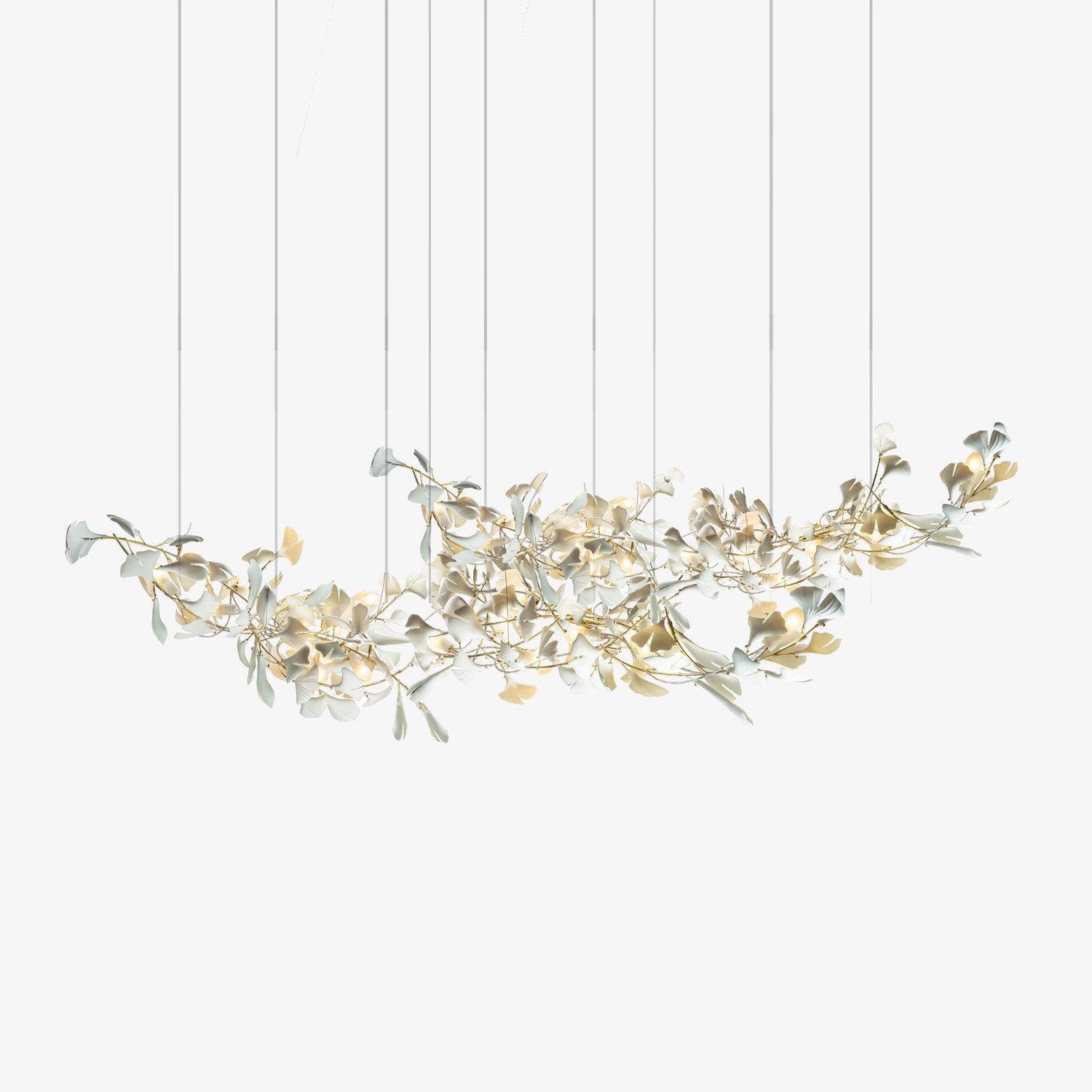 Elorus Double Layer Combination Gingko Chandelier - Lamp Outdoor