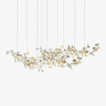 Elorus Double Layer Combination Gingko Chandelier - Lamp Outdoor