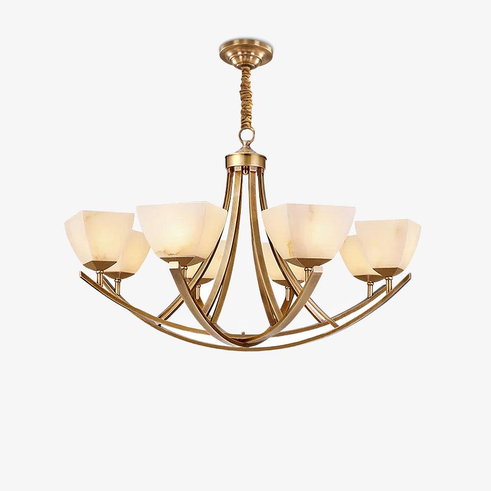 Crown Classic Brass Chandelier - Lamp Outdoor