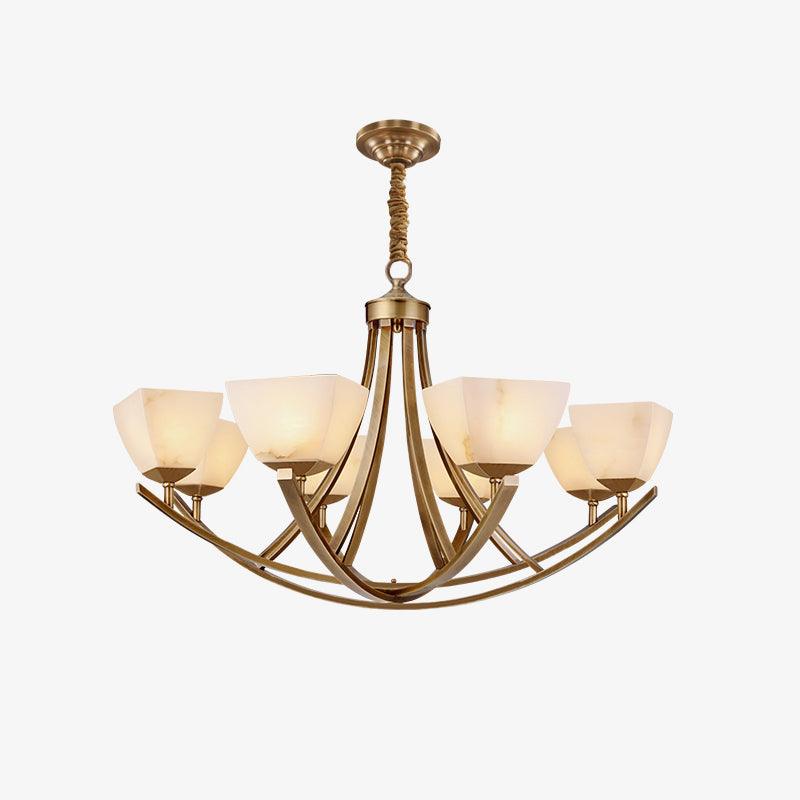 Crown Classic Brass Chandelier - Lamp Outdoor