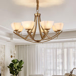 Crown Classic Brass Chandelier - Lamp Outdoor