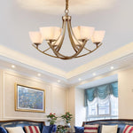 Crown Classic Brass Chandelier - Lamp Outdoor