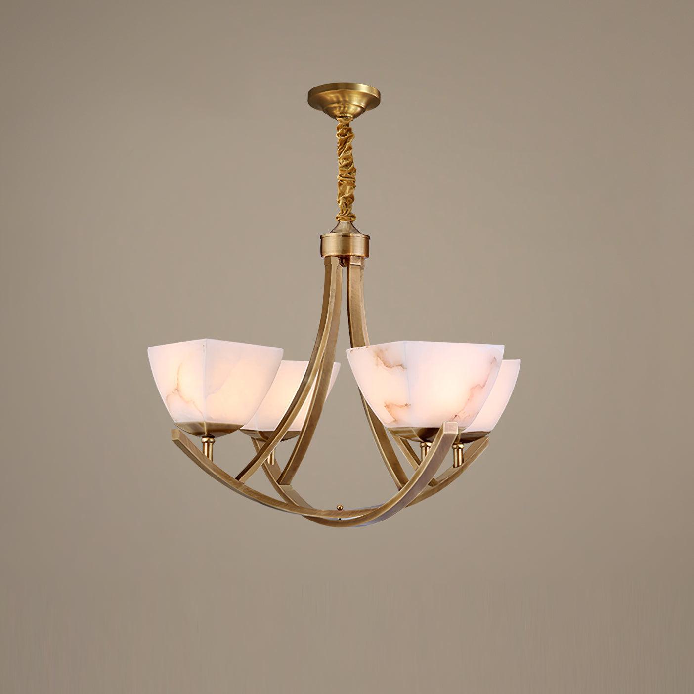 Crown Classic Brass Chandelier - Lamp Outdoor