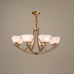 Crown Classic Brass Chandelier - Lamp Outdoor