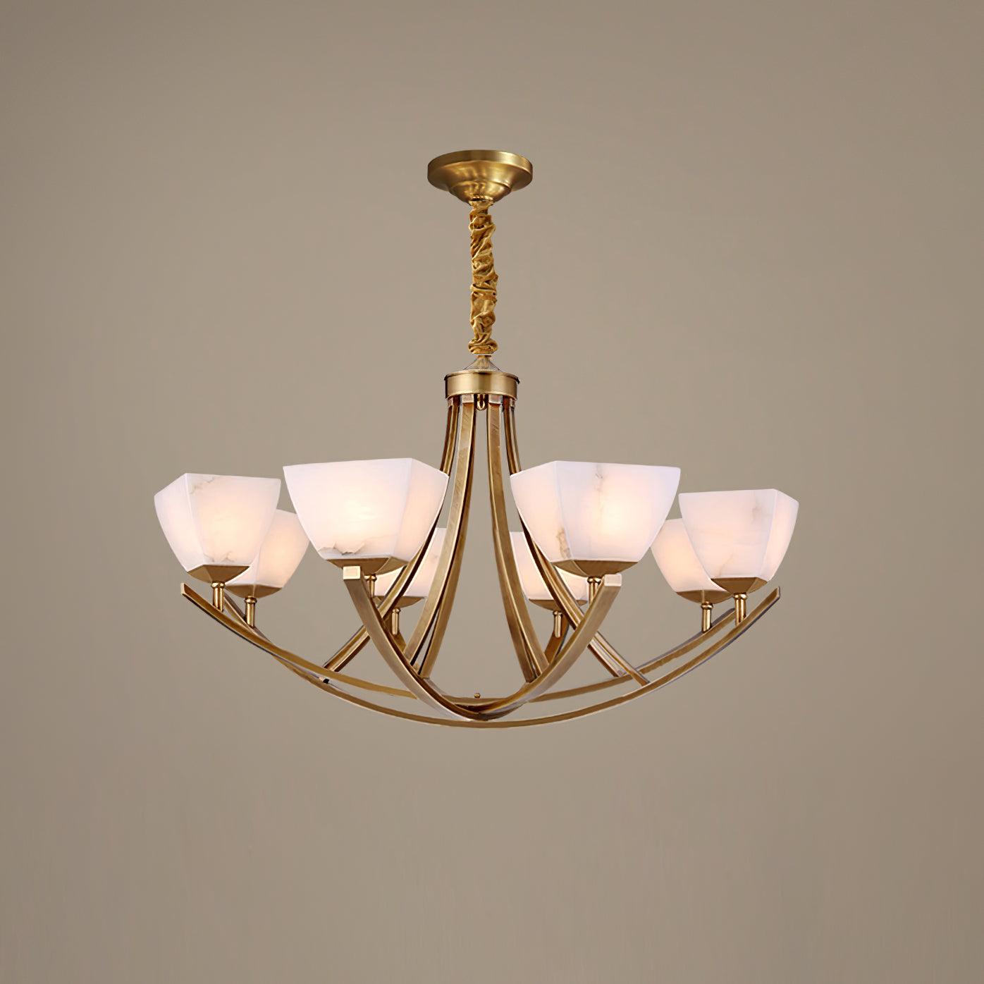 Crown Classic Brass Chandelier - Lamp Outdoor