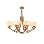 Crown Classic Brass Chandelier - Lamp Outdoor