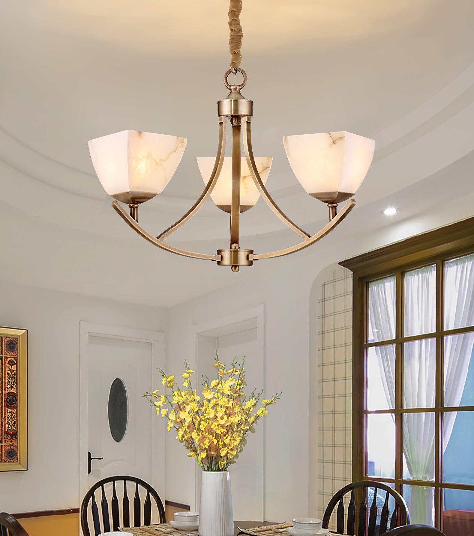 Crown Classic Brass Chandelier - Lamp Outdoor