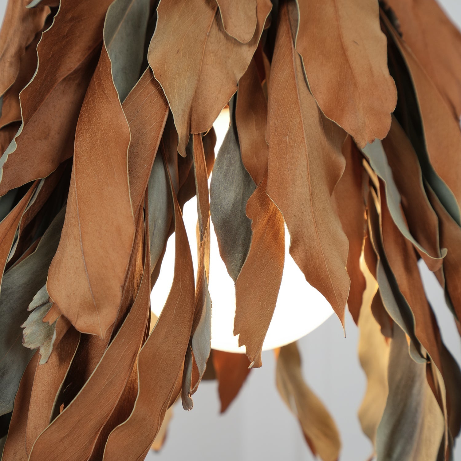 Dried Branch Leaf Pendant Lamp - Lamp Outdoor