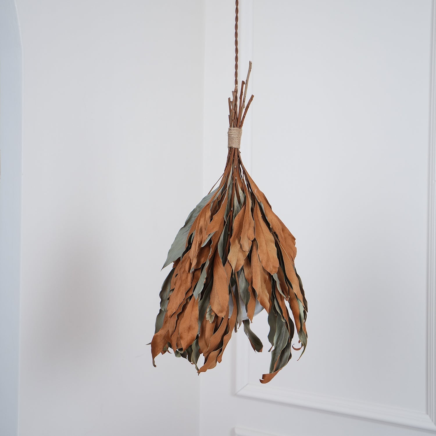 Dried Branch Leaf Pendant Lamp - Lamp Outdoor