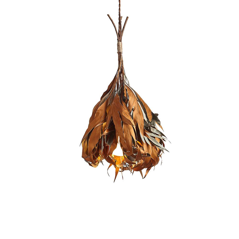 Dried Branch Leaf Pendant Lamp - Lamp Outdoor