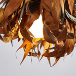 Dried Branch Leaf Pendant Lamp - Lamp Outdoor