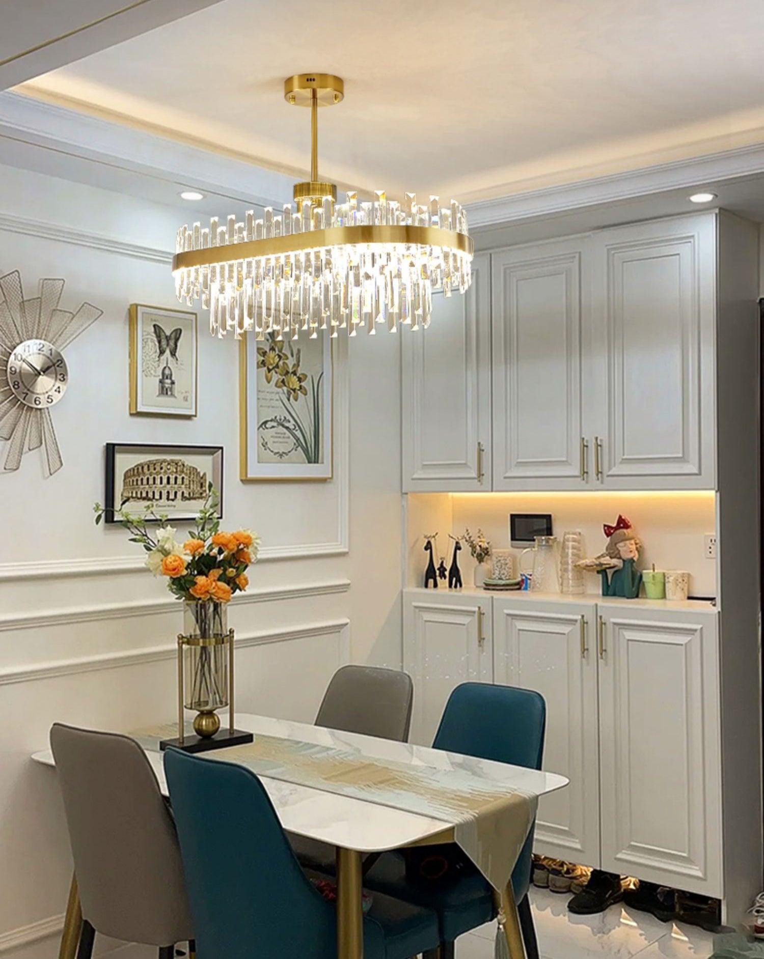 Drum Glass Chandelier - Lamp Outdoor