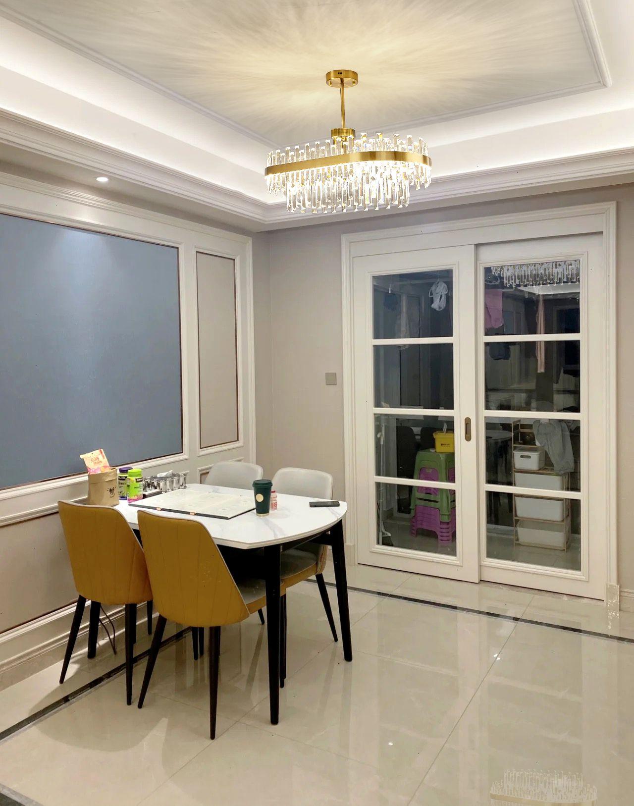 Drum Glass Chandelier - Lamp Outdoor