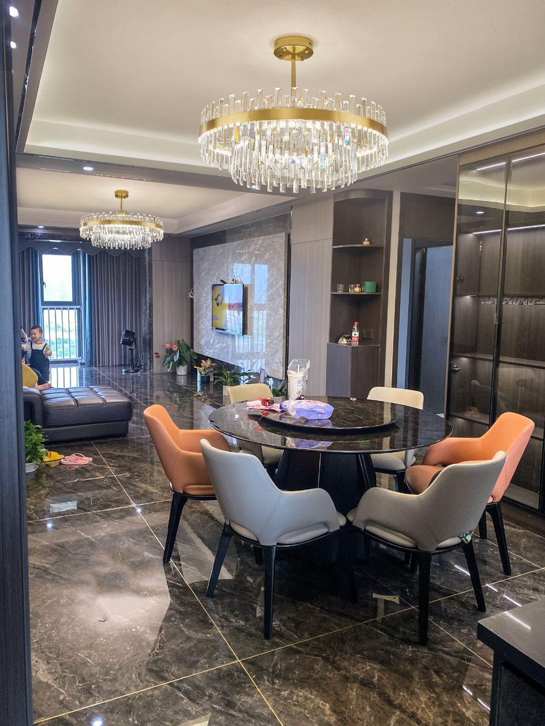 Drum Glass Chandelier - Lamp Outdoor