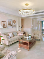 Drum Glass Chandelier - Lamp Outdoor